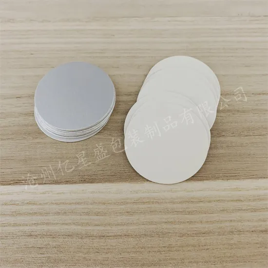 イージーピール蓋、ボトルキャップシーリングフィルム、PE PS Pet PPフォーム、感圧接着剤シーリングフィルム