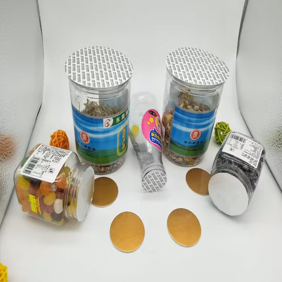 アルミホイルキャップコーティング、ヨーグルトトッピングコーティング用工場誘導シール