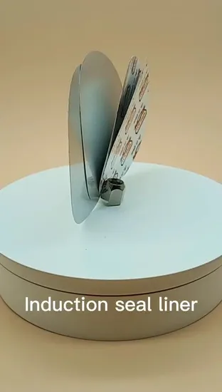 化粧品ボトル用のアルミ箔ヒートシール誘導シールライナー。簡単に引き裂けるシールライナー